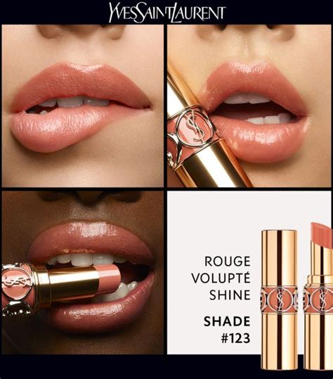 ysl rouge volupté shine oil-in-stick lipstick 44 nude|Rouge Volupte Shine .